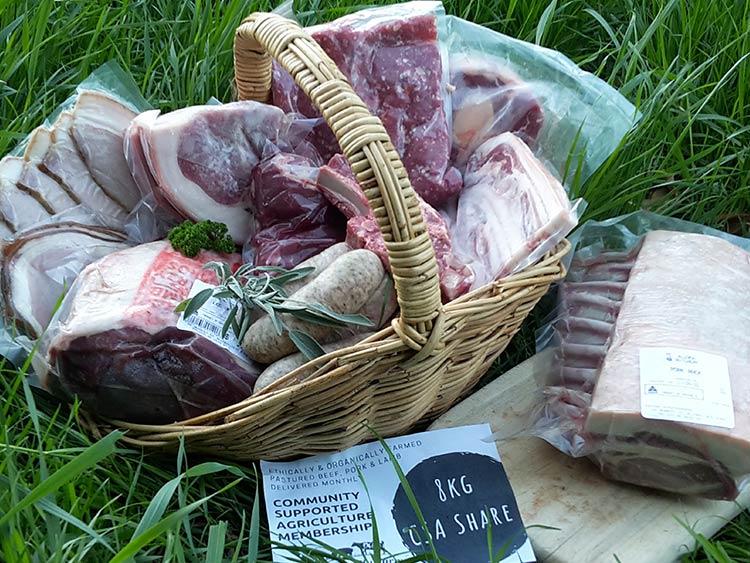 An example of one of our meat packs