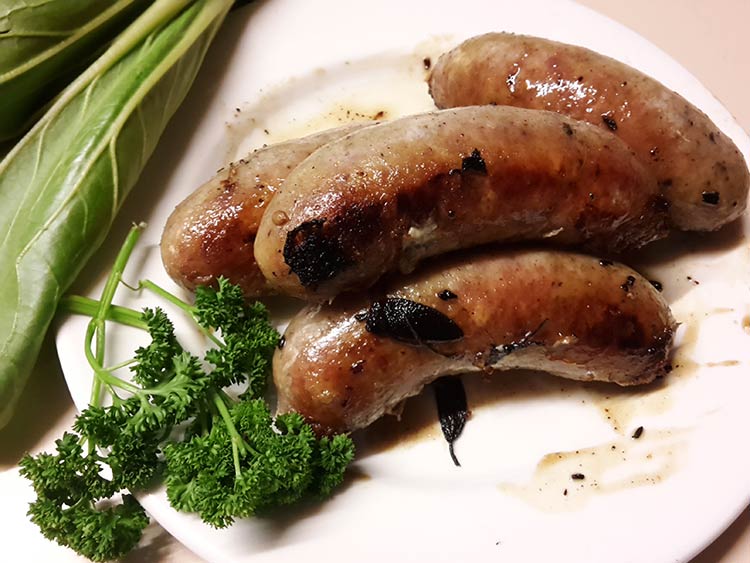 Sausages from our farm