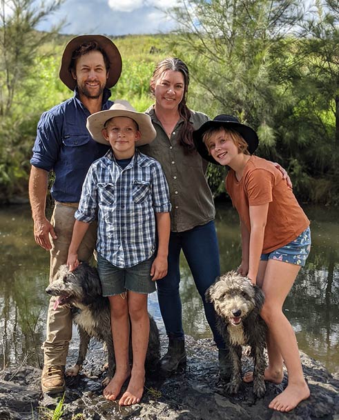 The Morris Family - family photo taken in 2021